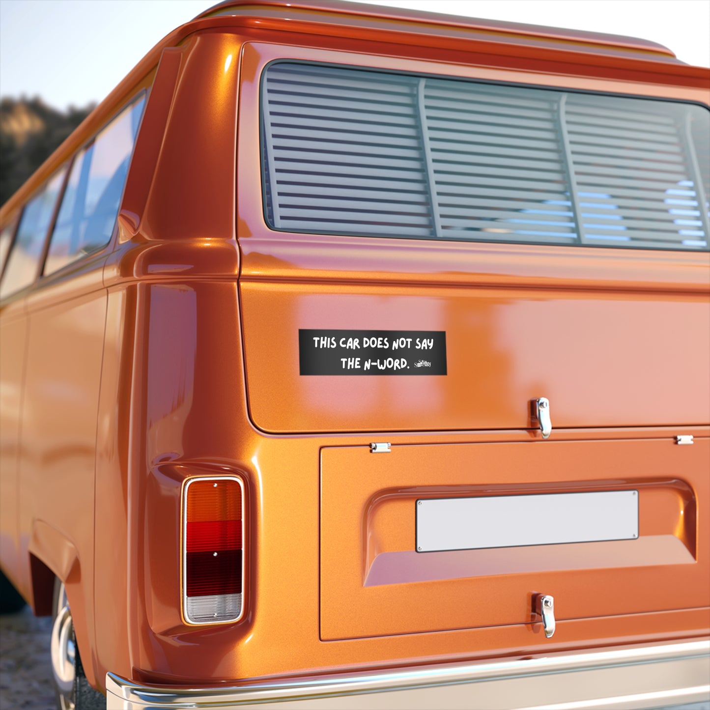 "This Car Does Not Say the N-Word" Bumper Sticker