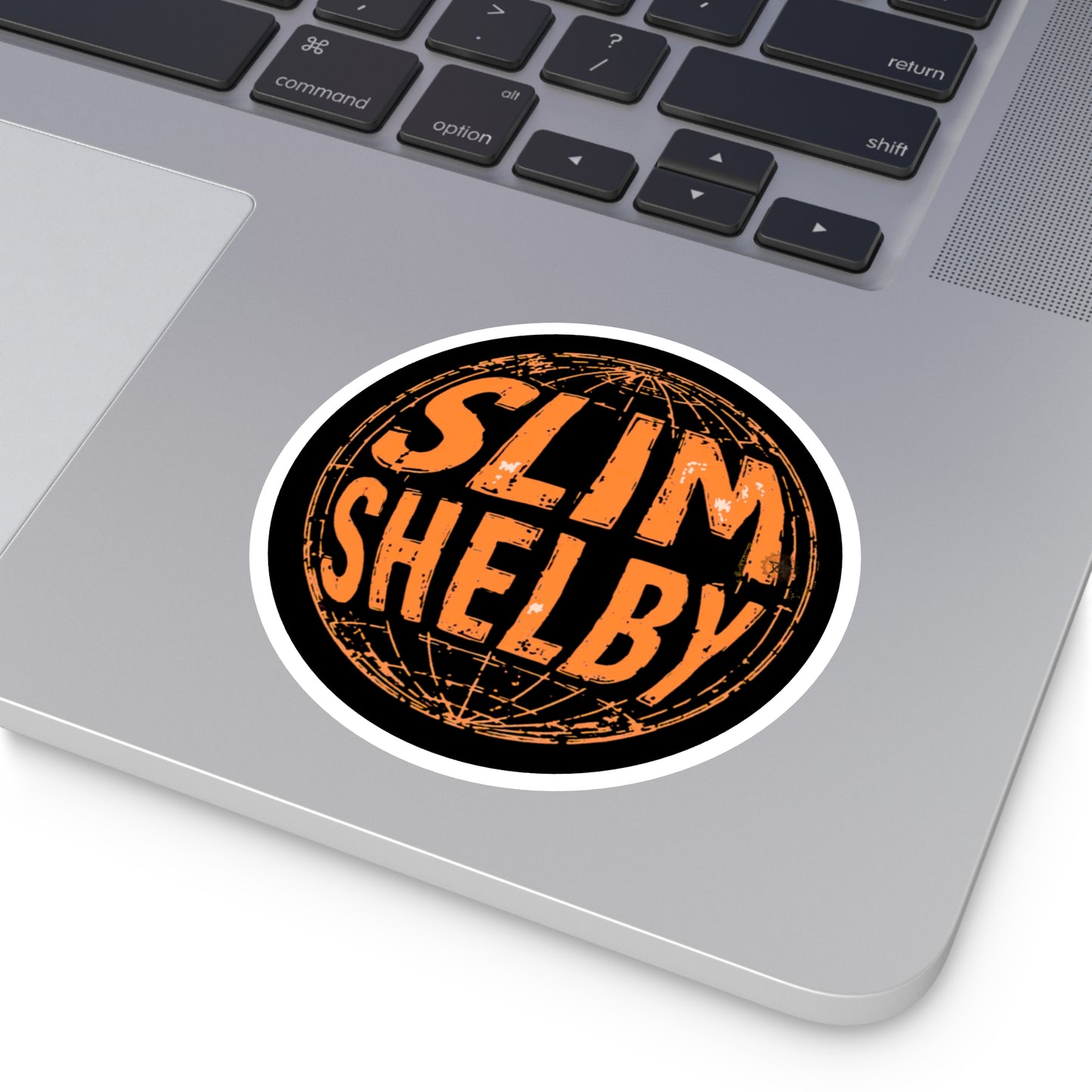 "Slim Shelby" — Indoor/Outdoor Sticker