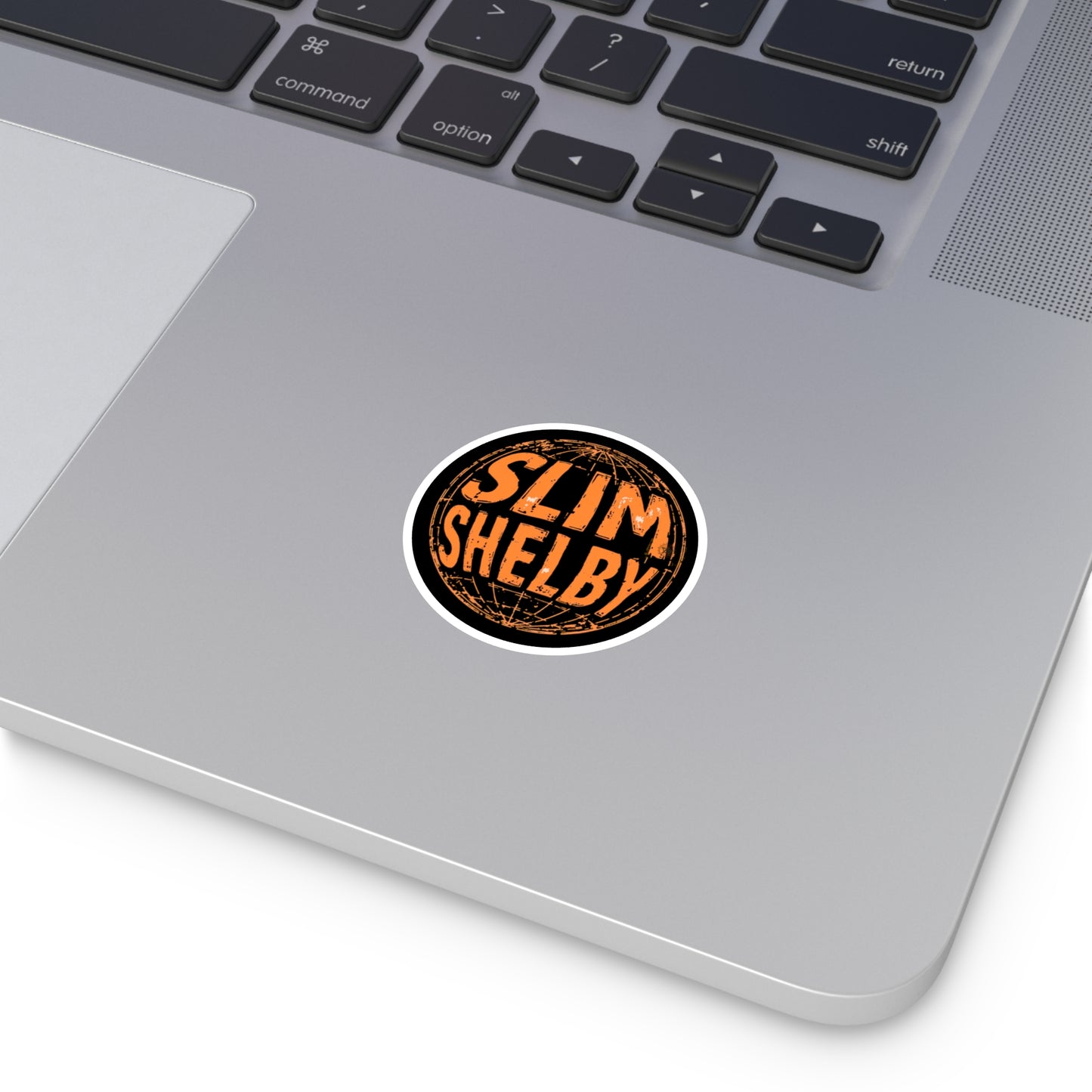 "Slim Shelby" — Indoor/Outdoor Sticker