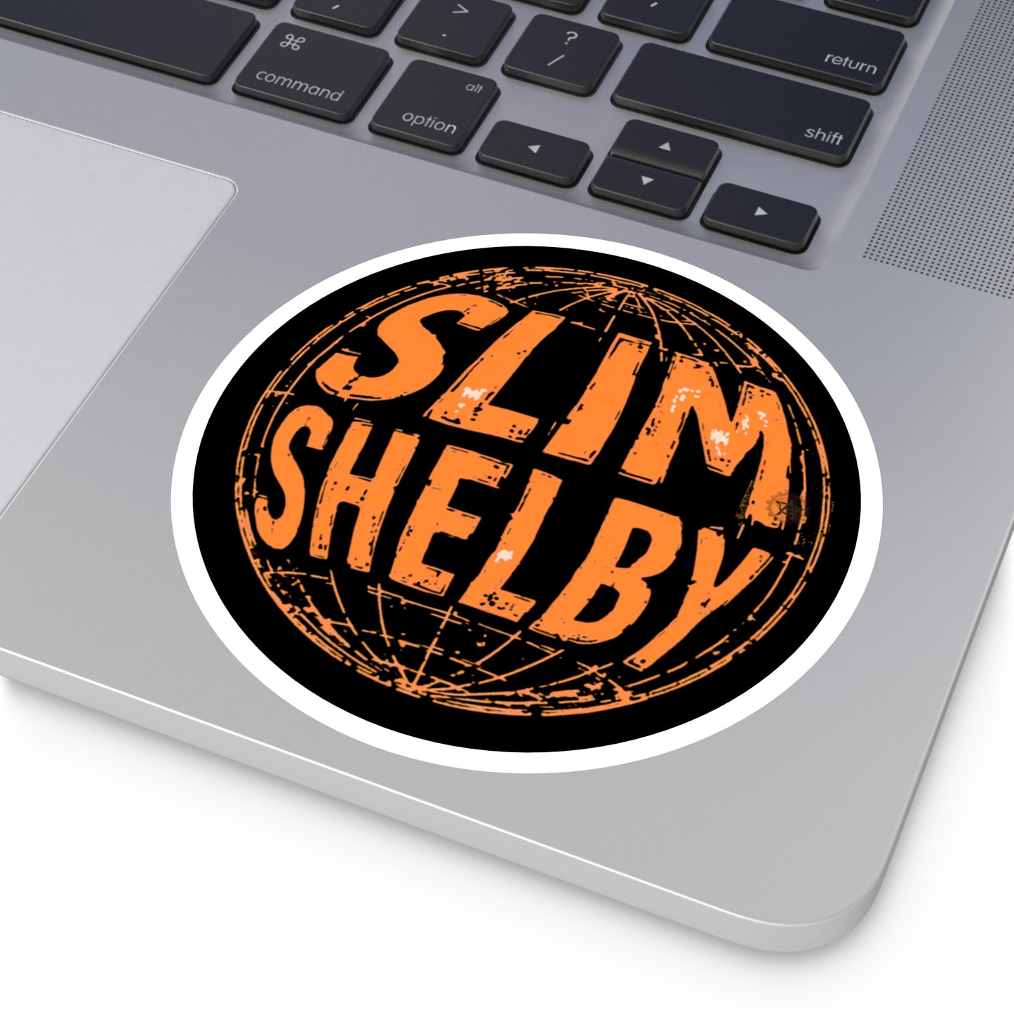 "Slim Shelby" — Indoor/Outdoor Sticker