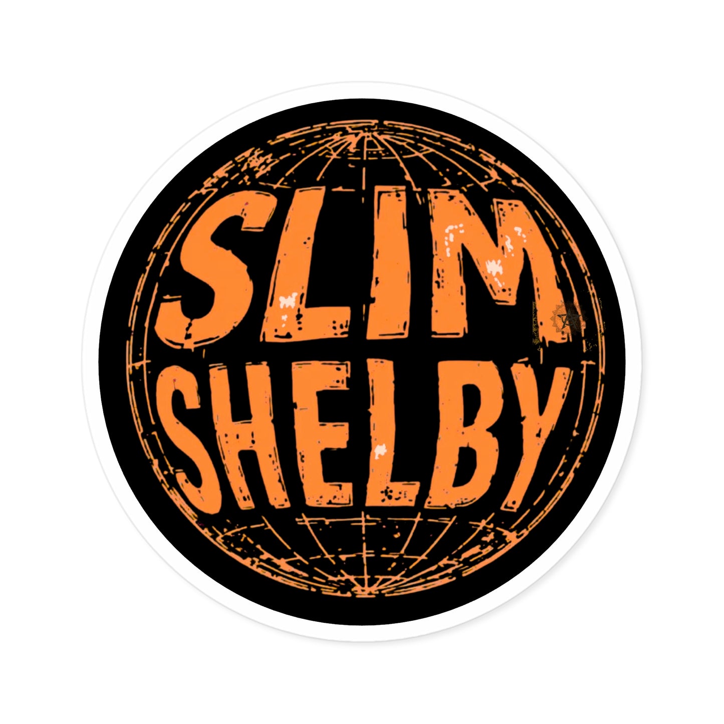 "Slim Shelby" — Indoor/Outdoor Sticker