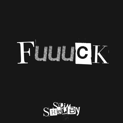 "FUUUCK" Oversized Graphic Tee